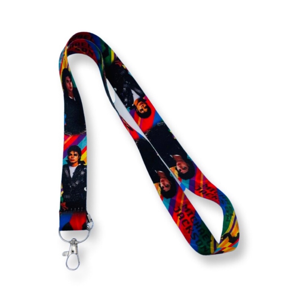 New Michael Jackson King of Pop Lanyard